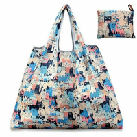 果物と野菜のカスタムプリント用の再利用可能な折りたたみ式ショッピングトートバッグの安価なリサイクルRPETショッピングバッグ