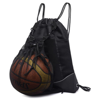 カスタム卸売スポーツ ジム ジッパー付き大型屋外ジム スポーツ他の巾着バスケットボール バックパック バッグ