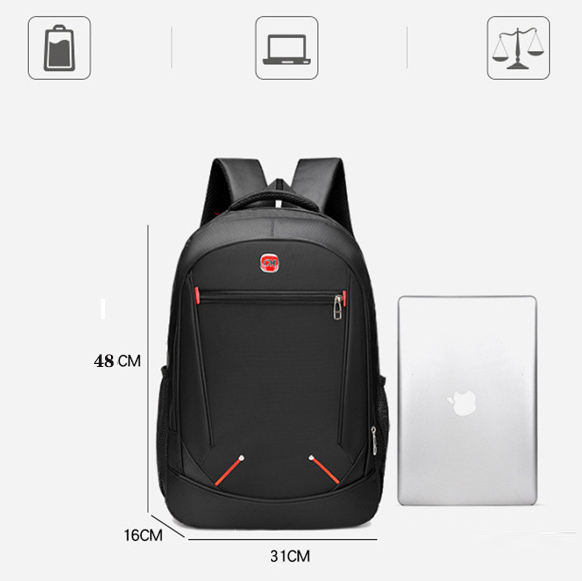 耐久性のあるビジネス ラップトップ バックパック大容量アウトドア旅行リュックサック大学生スクール バッグ