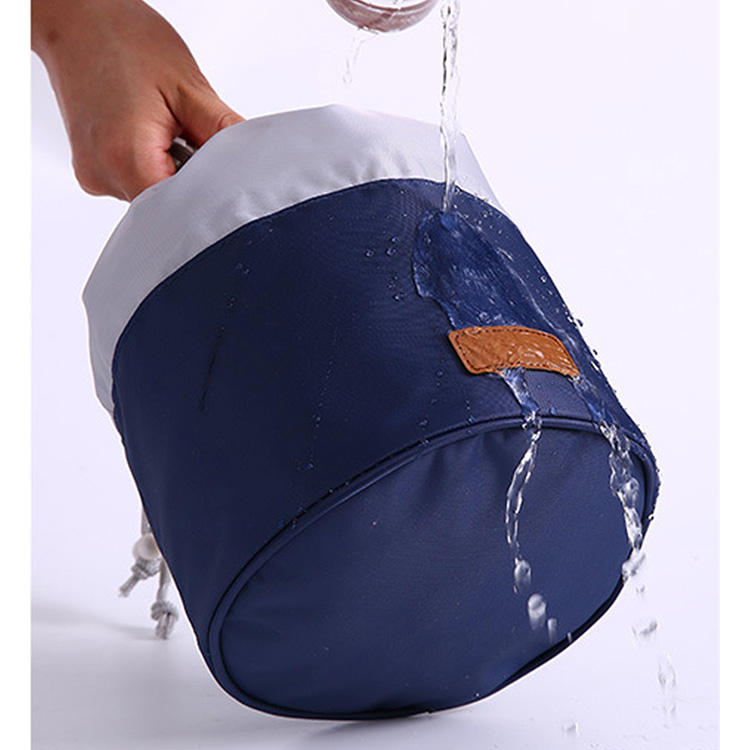 ファッショナブルな防水小さな巾着オーガナイザー ポーチ バッグ ポータブル旅行トイレタリー収納バッグ