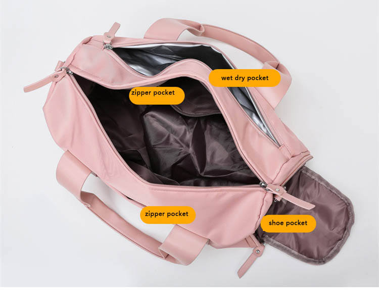 カスタム ロゴ高級スポーツ ジム旅行ダッフル バッグ防水靴ポケット付き高品質ダッフル バッグ