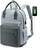 マルチコンパートメント高品質ナイロン USB 充電男性カスタムロゴラップトップバックパックバッグ仕事学校旅行バックパックバッグ
