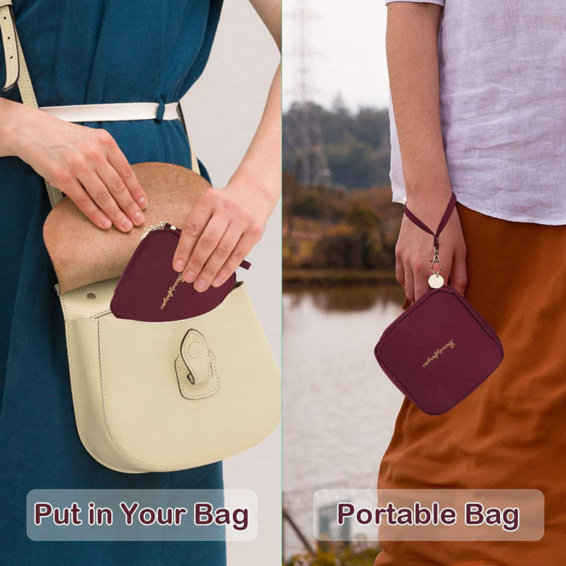 生理用ナプキン収納袋 女性用の化粧品バッグまたはポーチ 口紅と小さな化粧品 デザイナー化粧品バッグ