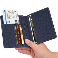 ファッション格安旅行 RFID チケット ホルダー財布男性パスポート ホルダー バッグ カード スロット卸売